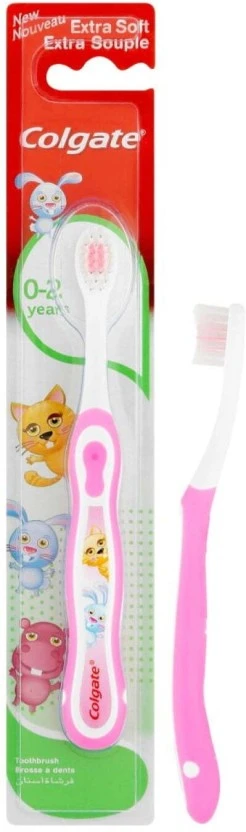 Colgate Manual Kids Bunny 0-2 Extra Soft Toothbrush | Shop Online - Image 3