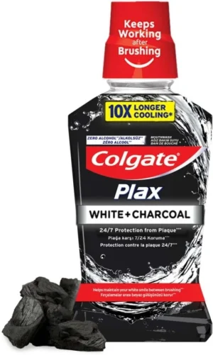 Colgate Plax Mouthwash - Charcoal (500 ml) | Shop Online