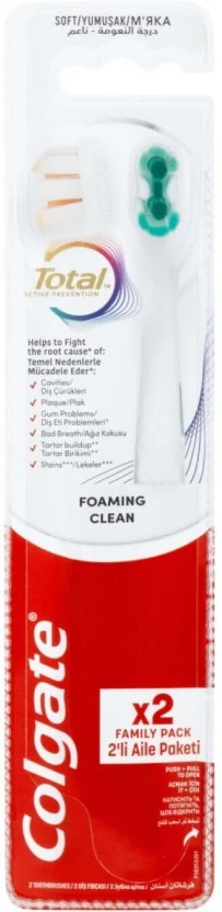 Colgate Total Active Prevention Foaming Clean Soft Toothbrush | Shop Online - Image 3