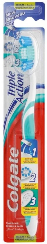 Colgate Triple Action Med Medium Toothbrush | Shop Online