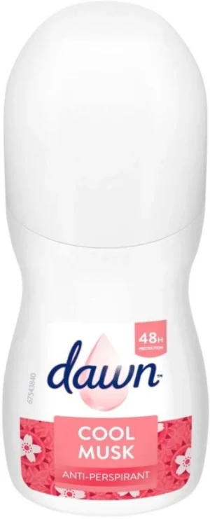 Dawn Cool Musk Antiperspirant Deodorant Roll on For Women 270 ml Pack of 6 | Shop Online