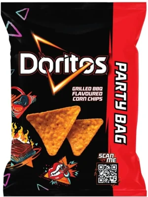 Doritos Corn Grilled Bbq Chips Maize Snack (1 x 250 g) | Shop Online