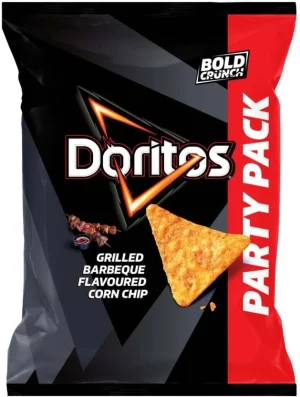 Doritos Grilled Barbeque Flavoured Corn Maize Snack (12 x 240 g) | Shop Online