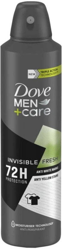 Dove Anti Perspirant Aerosol Invisible Fresh Deodorant Spray - For Men (150 ml) | Shop Online