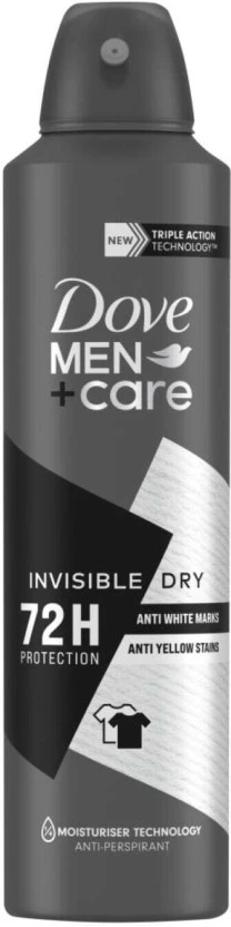 Dove Anti-Perspirant Deodrant Invisible Dry Deodorant Spray - For Men (150 ml) | Shop Online