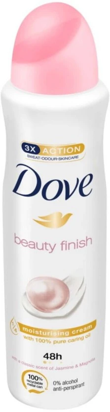 Dove Beauty Finish Antiperspirant Deodorant Spray For Women (150 ml Pack of 6) | Shop Online
