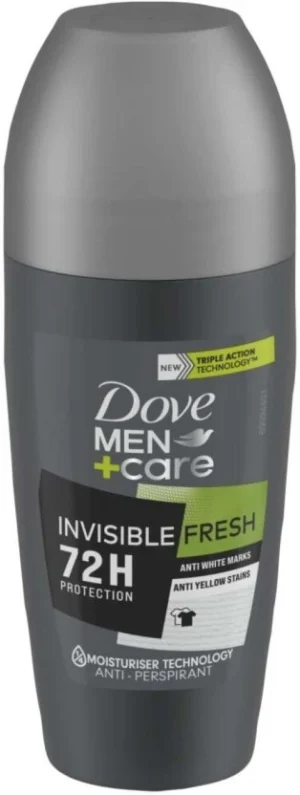 Dove Invisible Fresh Deodorant Roll-on - For Men (50 ml) | Shop Online