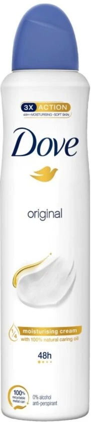 Dove Original Moisturising Cream Deodorant Spray For Women (150 ml Pack of 6) | Shop Online