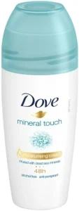 Dove Roll on Mineral Touch Deodorant – For Men & Women (50 ml) | Shop Online
