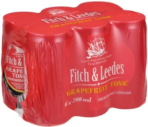 Fitch & Leedes Grapefruite Tonic (6 x 200 ml) | Shop Online