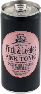 Fitch & Leedes Pink Tonic – Sparkling Rose & Cucumber Flavoured Drink (200 ml) | Shop Online