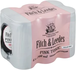 Fitch & Leedes Sparkling Rose and Cucumber Flavoured Drink (6 x 200 ml) | Shop Online