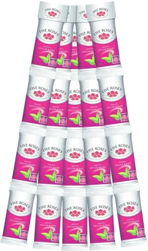 Five Roses Smooth Ceylon Blend Black Tea Pack (120 x 10 Bags) | Shop Online