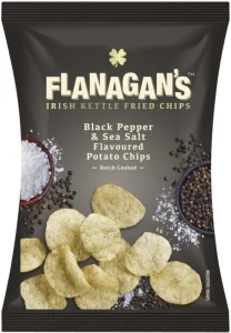 Flanagan’s Black Pepper & Sea Salt Chips (1 x 120 g) | Shop Online