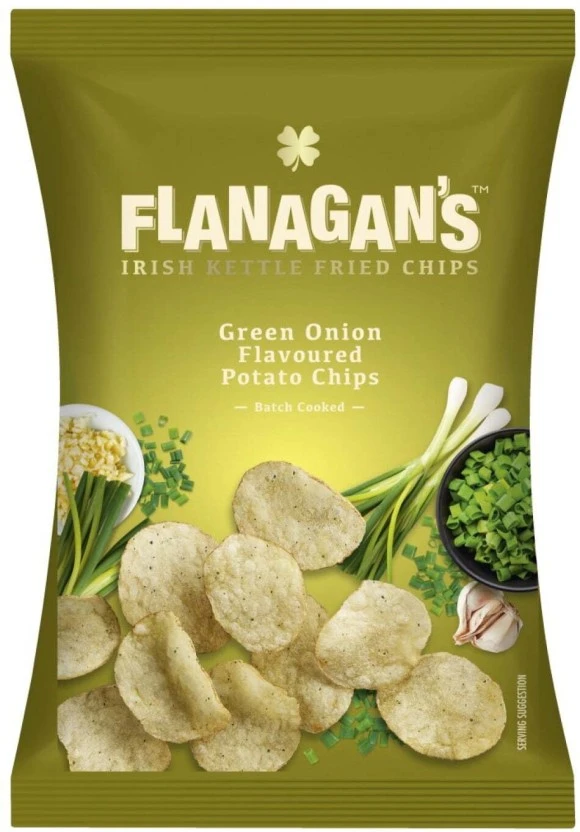 Flanagan's Green Onion Chips (1 x 120 g) | Shop Online