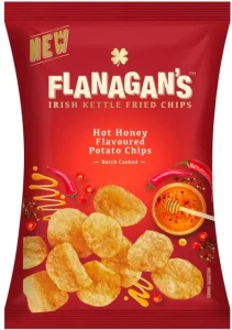 Flanagan’s Hot Honey Irish Kettle Fried Potato Chips (1 x 120 g) | Shop Online