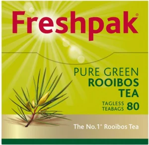 Freshpak Pure Green Rooibos Tea Box (12 x 80 Bags) | Shop Online