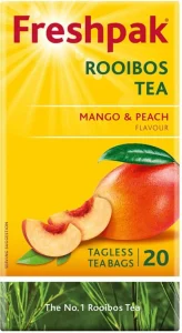 Freshpak Rooibos Mango & Peach Flavoured Tea Box (6 x 20 Bags) | Shop Online