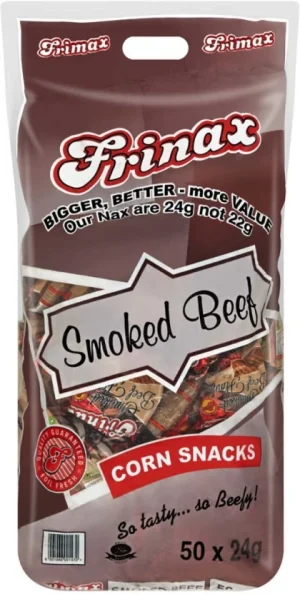 Frimax Frinax Smoked Beef Chips (50 x 20 g) | Shop Online