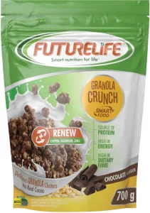 Futurelife Granola Crunch Chocolate Flavour Pouch (12 x 700 g) | Shop Online