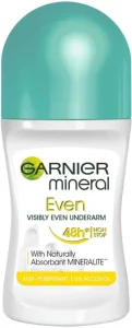 Garnier Mineral Even Visible Underarm Deodorant Roll-on – For Women (50 ml) | Shop Online