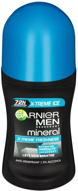 Garnier Roll On | Mens X Treme Ice Deodorant - For Men (50 ml Pack of 6) | Shop Online