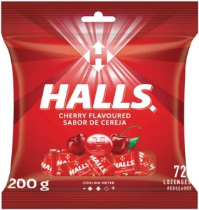 Hall’s Lozenges Bag Cherry Mouth Freshener (Pack of 1 x 200 g) | Shop Online