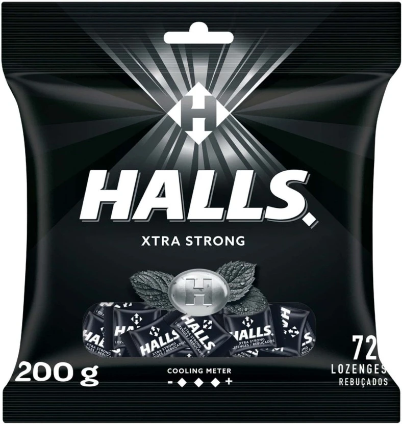 Hall's Lozenges Bag Menthol And Eucalyptus Mouth Freshener (Pack of 1 x 200 g) | Shop Online