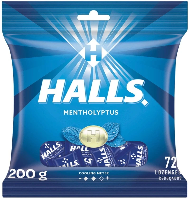Hall's Lozenges Bag Mentholyptus Mouth Freshener (Pack of 1 x 200 g) | Shop Online