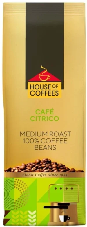 House Of Coffees Cafe Citrico - Medium Roast Coffee Beans (12 x 250 g) | Shop Online