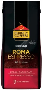 House Of Coffees Roma Espresso – Medium Dark Roast & Ground Coffee (12 x 250 g) | Shop Online
