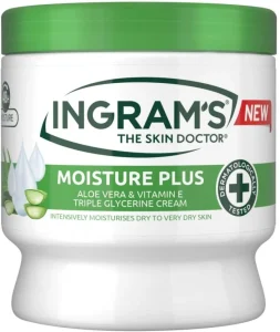 Ingram’s moisture Plus Aloe Vera & Vitamin E Triple Glycerine Cream (450 ml) | Shop Online
