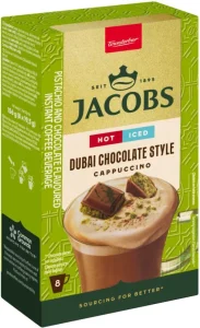 Jacobs Dubai Style Cappuccino Instant Coffee (Chocolate Flavoured 8 x 156 g) | Shop Online