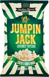 Jumpin Jack Gourmet Cheese and Green Onion Popcorn (100 g Pack of 13) | Shop Online