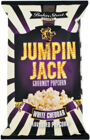 Jumpin Jack Gourmet White Cheddar Popcorn (100 g Pack of 13) | Shop Online