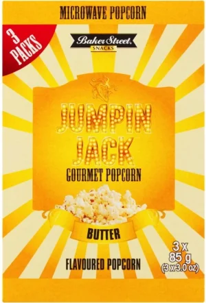 Jumpin Jack Microwave Gourmet Butter Popcorn (85 g Pack of 3) | Shop Online