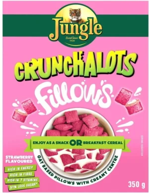 Jungle Crunchalots Fillows Strawberry Flavour Box (350 g) | Shop Online