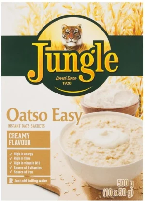 Jungle Instant Creamy Flavour Oats Box (6 x 500 g) | Shop Online