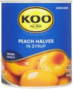 KOO Peach Halves in Syrup Fruits (825 g) | Shop Online
