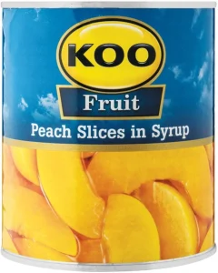 KOO Peach Slices in Syrup Fruits (825 g) | Shop Online