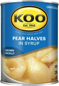 KOO Pear Halves in Syrup Fruits (410 g) | Shop Online