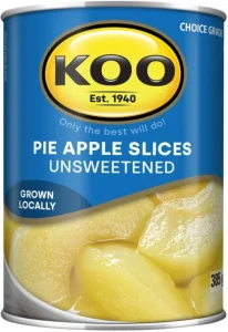 KOO Pie Apple Slices Unsweetened Fruits (385 g Pack of 12) | Shop Online