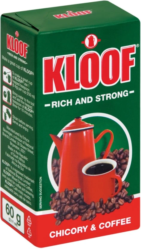 Kloof Chicory & Coffee Roast & Ground (Flavoured 16 x 60 g) | Shop Online