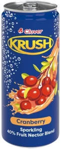 Krush Cranberry Sparkling Fruit Nectar (300 ml) | Shop Online