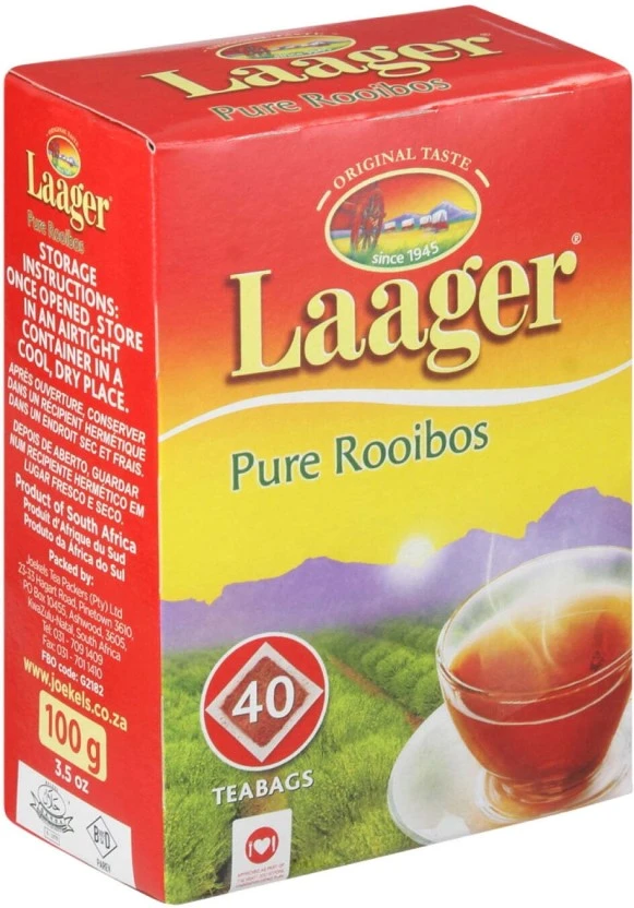 Laager Pure Rooibos Tea Box (6 x 40 Bags) | Shop Online