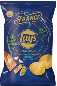 Lay’s French Garlic Baguette Flavour Potato Chips (1 x 120 g) | Shop Online