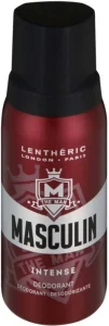 Lentheric Masculin Intense Deodorant Spray – For Men (150 ml) | Shop Online