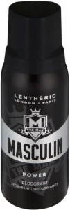Lentheric Masculin Power Deodorant Spray – For Men (150 ml) | Shop Online
