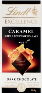 Lindt Excellence Caramel Dark Chocolate Slabs (100 g) | Shop Online