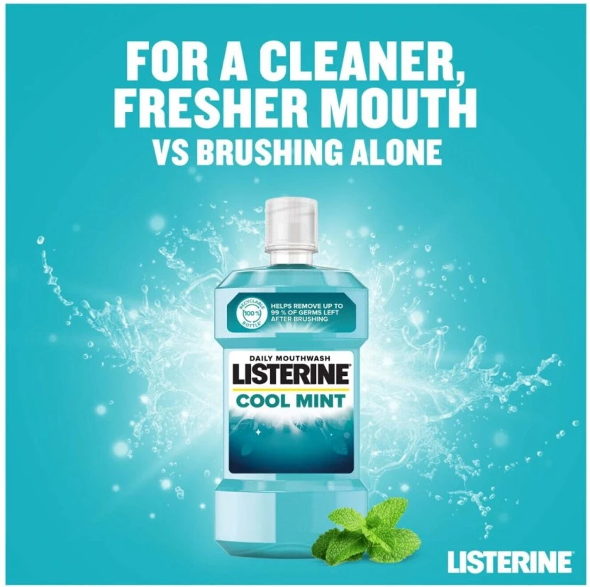 Listerine Mouthwash Coolmint (500 ml) | Shop Online - Image 2